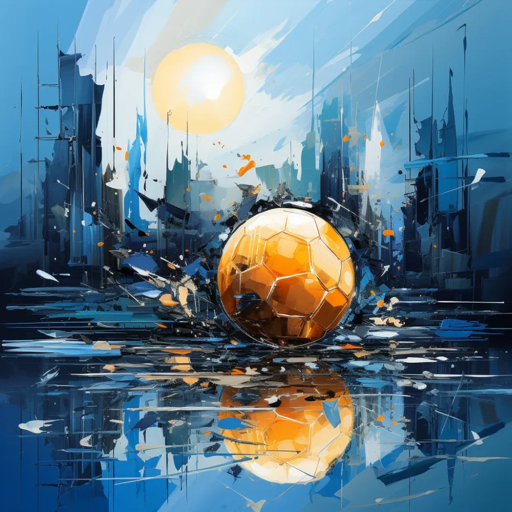 Kassaggi Abstract Paint In Blue Tones Inspired By Soccer Busine E425413e B951 467b A9eb 4628663f912c ¡Nos han robado el fútbol!