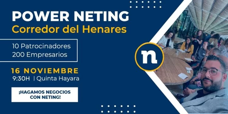 POWER-NETING-750×375 El próximo 16 de noviembre se celebra un evento de networking.