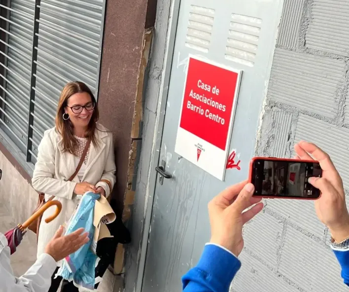 aida castillejo en la presentación de la casa de asociaciones Centro Foto AAVV Rivas Futura Rivas abrirá participación de la casa de asociaciones