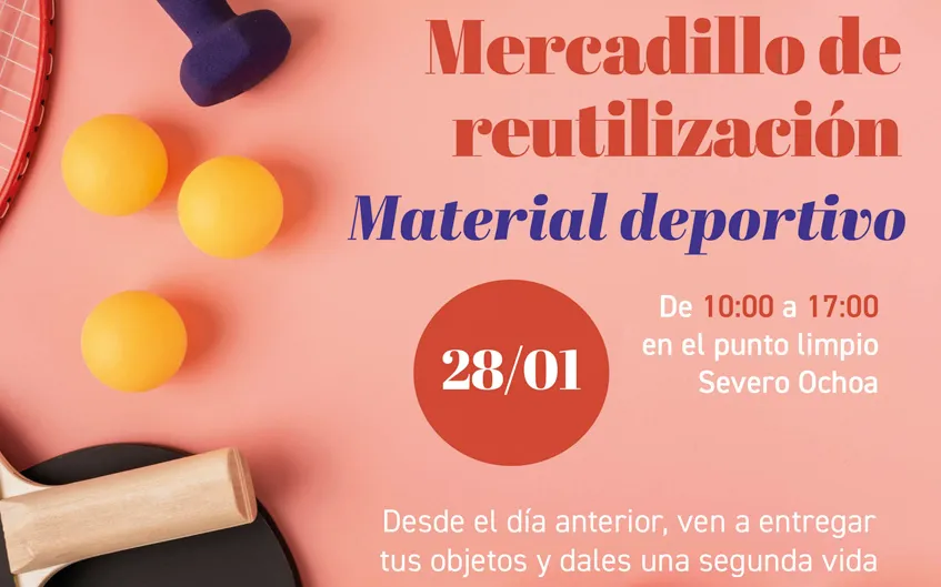 Mercadillo deportivo de reutilización en Rivas