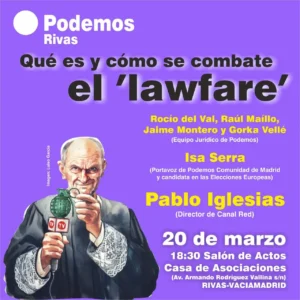 Pablo Iglesias, contra el 'lawfare', en Rivas