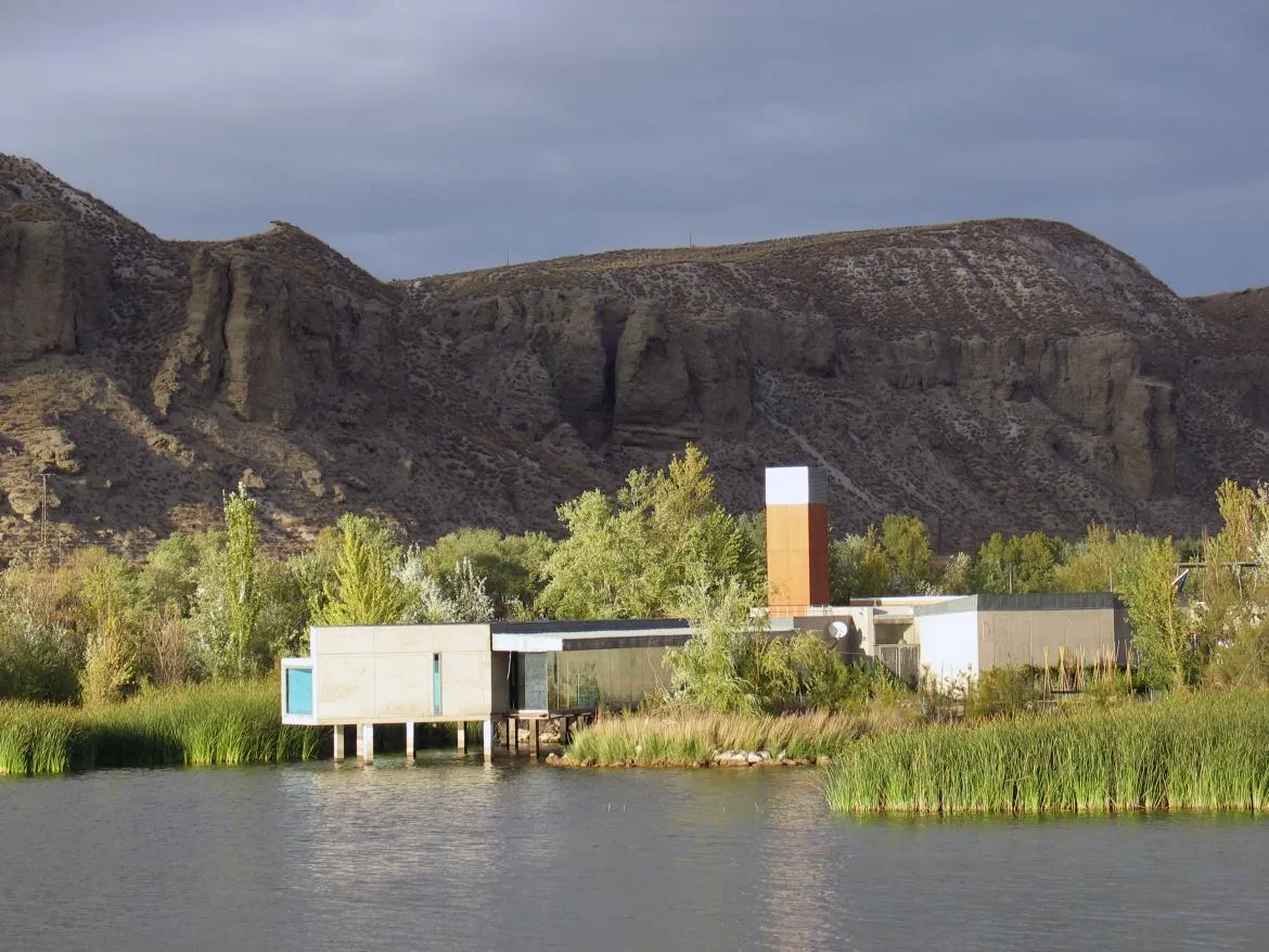 Vista del Centro de educación ambiental ubicado en la laguna de El Campillo El Campillo avistará aves en El Porcal de Rivas
