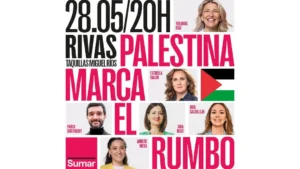 Triplete de ministros en Rivas por Palestina