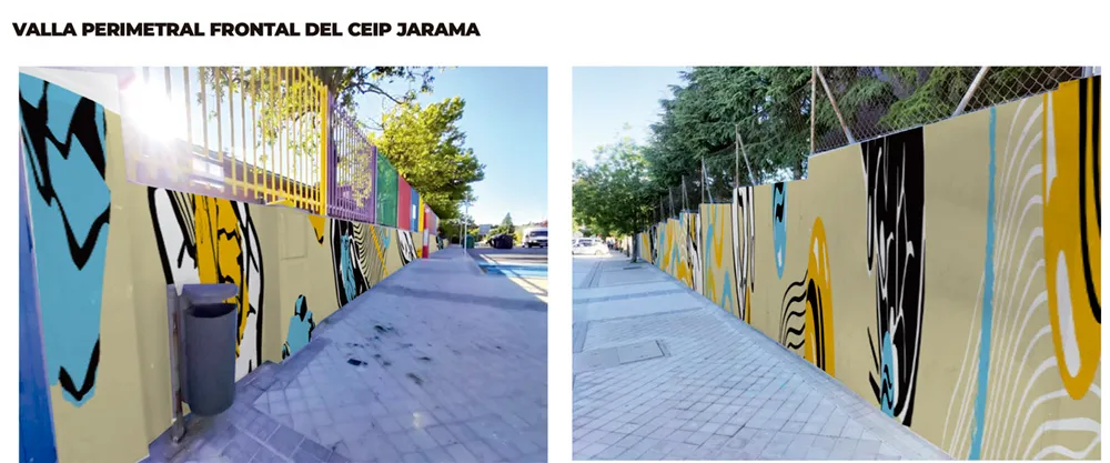 'El arte de jugar' rodeará el colegio Jarama