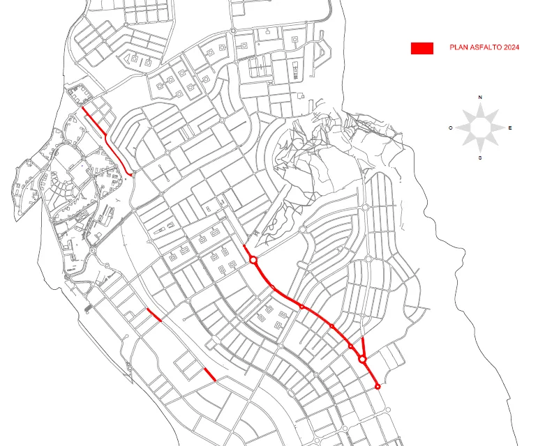 PLANO OBRAS ASFALTADO Rivas comienza este viernes las obras del Plan Asfalto