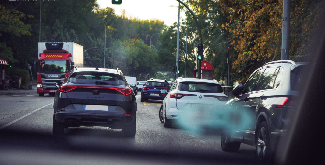 Avenida de Covibar un lunes por la mañana “Rivas es una buena ciudad para el coche”