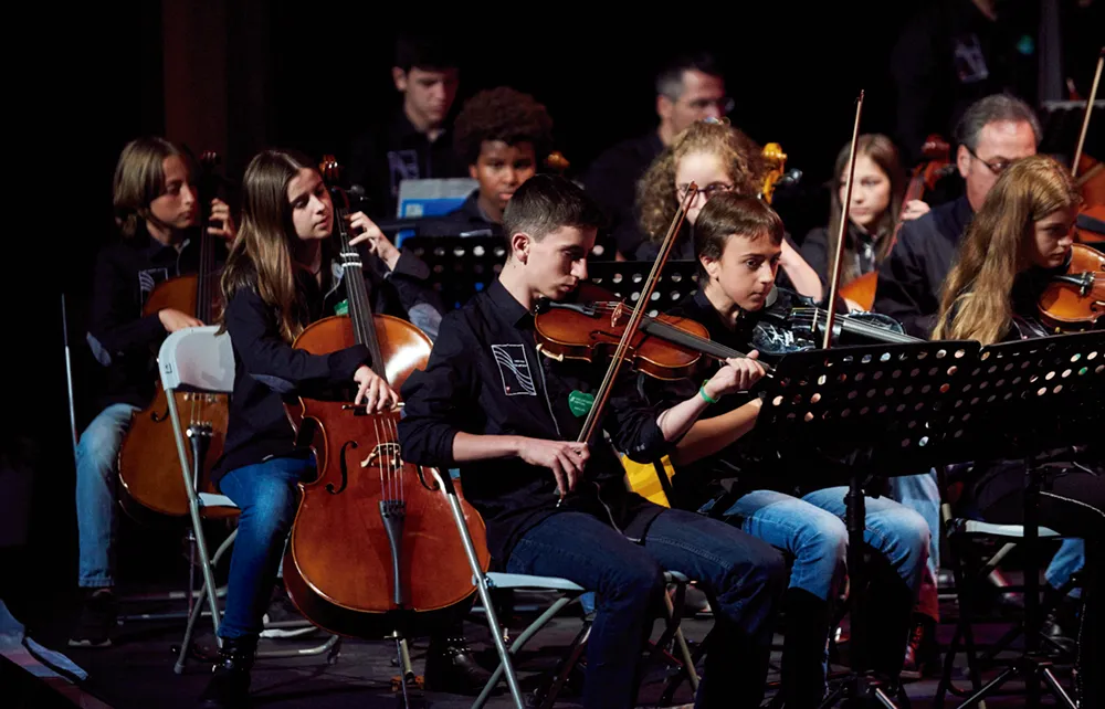 Concierto EMM Concierto de la Escuela Municipal de Música (EMM) de Rivas. Fotografía del Ayuntamiento.
