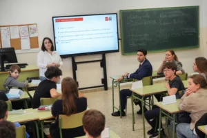 Taller de la Comunidad de Madrid para prevenir el consumo de porros.