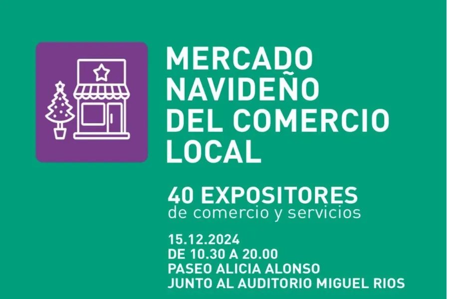 Mercado navideño en Rivas