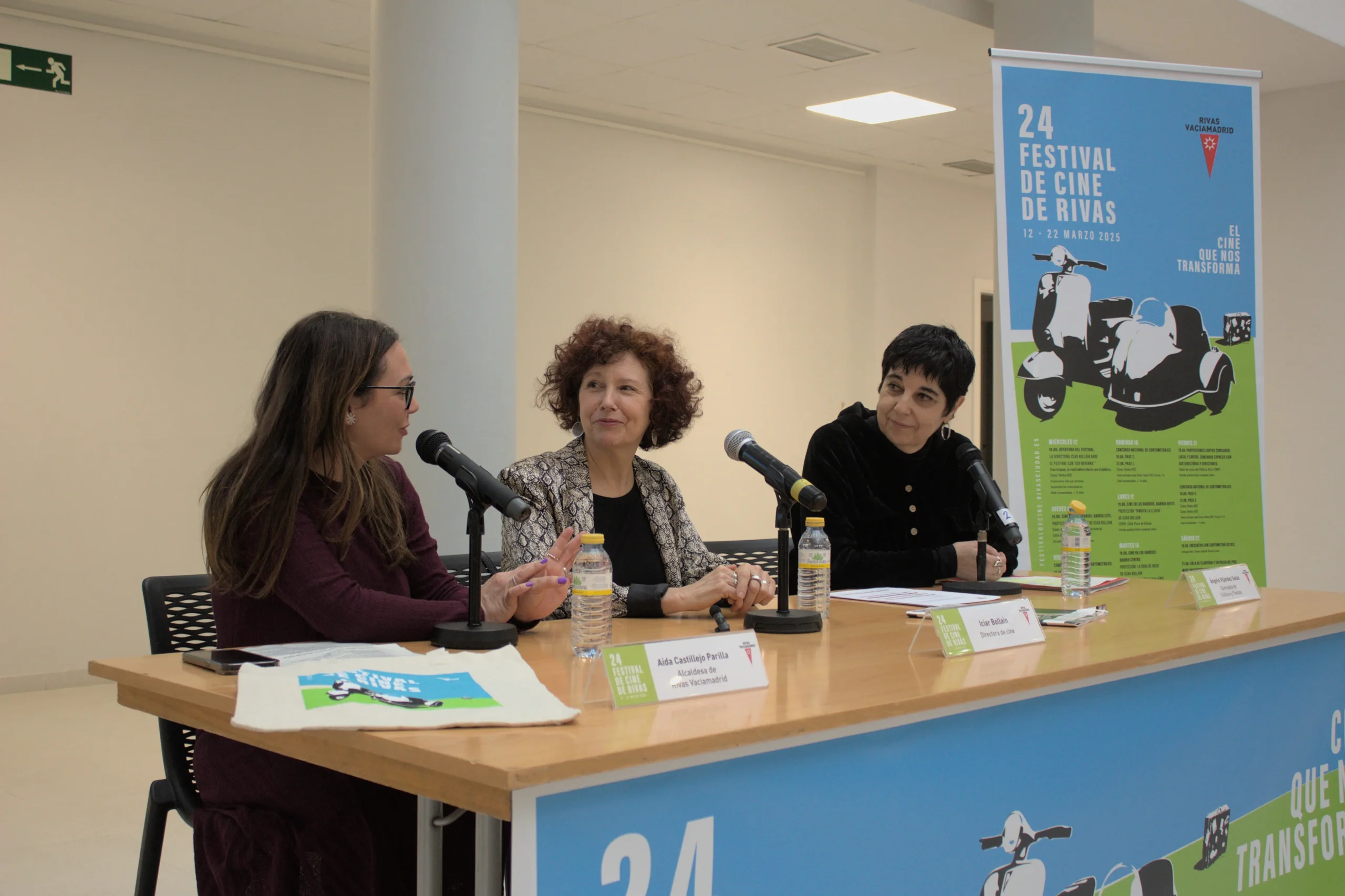 24FestivalCineIciarBollain Rivas Vaciamadrid inaugura la 24ª edición de su Festival de Cine con Icíar Bollaín.