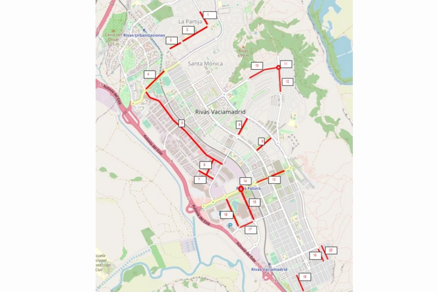 Rivas destinará hasta 1,9 millones de euros al plan de asfaltado