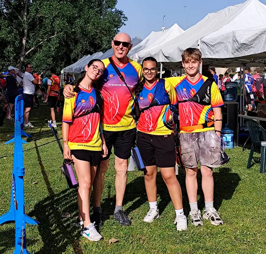 Participantes ripenses en el 3 Gran Premio Promesas de España. (Foto del Ayuntamiento de Rivas)