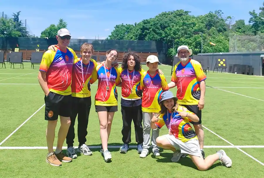 El tiro con arco se les dió bien a las categorías inferiores, no solo a Yolanda Díaz y Juan José de la Parra.