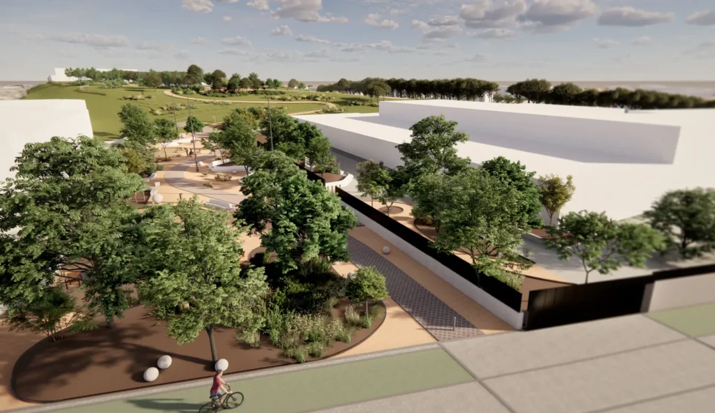 Imagen del Ayuntamiento de Rivas en el que se proyecta cómo se verán las obras culminadas.