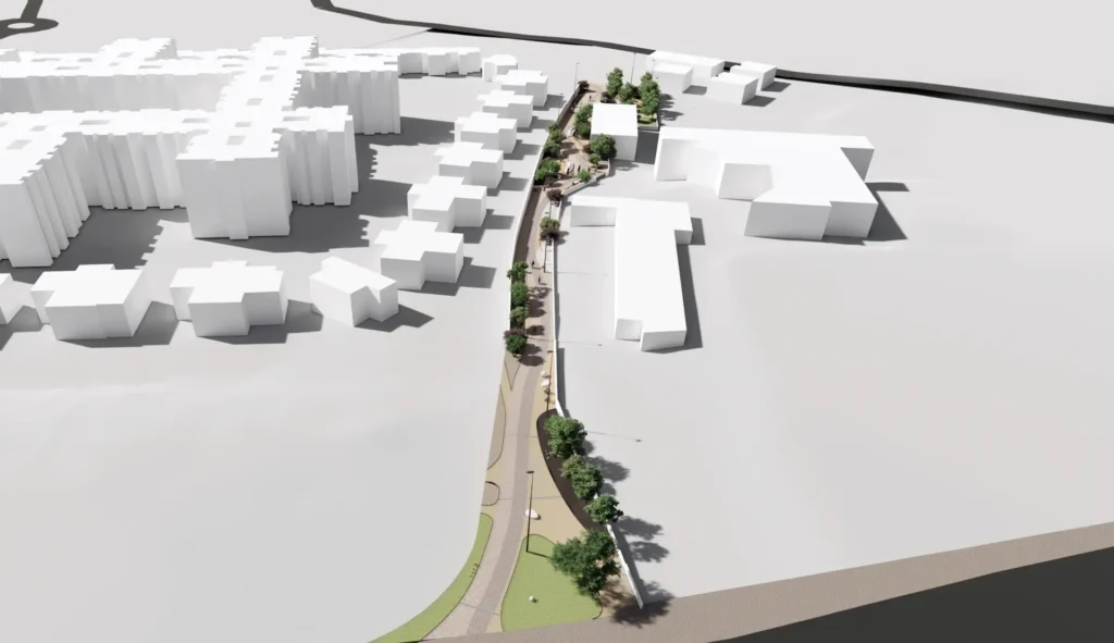 Imagen del Ayuntamiento del proyecto de Renatura Rivas en el Mario Benedetti, uno de los colegios de barrio Oeste.