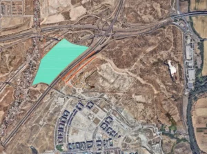 Rivas impulsa la reforestación de una parcela junto a M-50