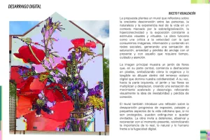 Mural de Manu Cardiel, proyecto "Desarraigo digital", ganador del concurso de arte urbano