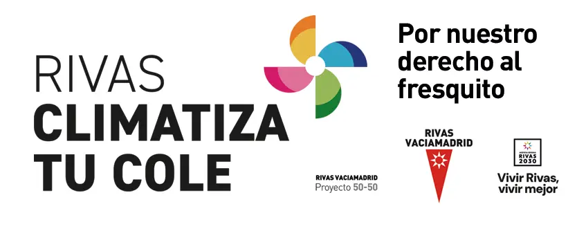 Banner Ayuntamiento de Rivas Climatiza tu cole