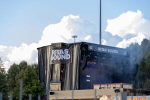 Escenario de Rivas Sound durante las fiestas de mayo de 2026