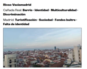 MAD2040: un mapa colectivo de Cañada Real