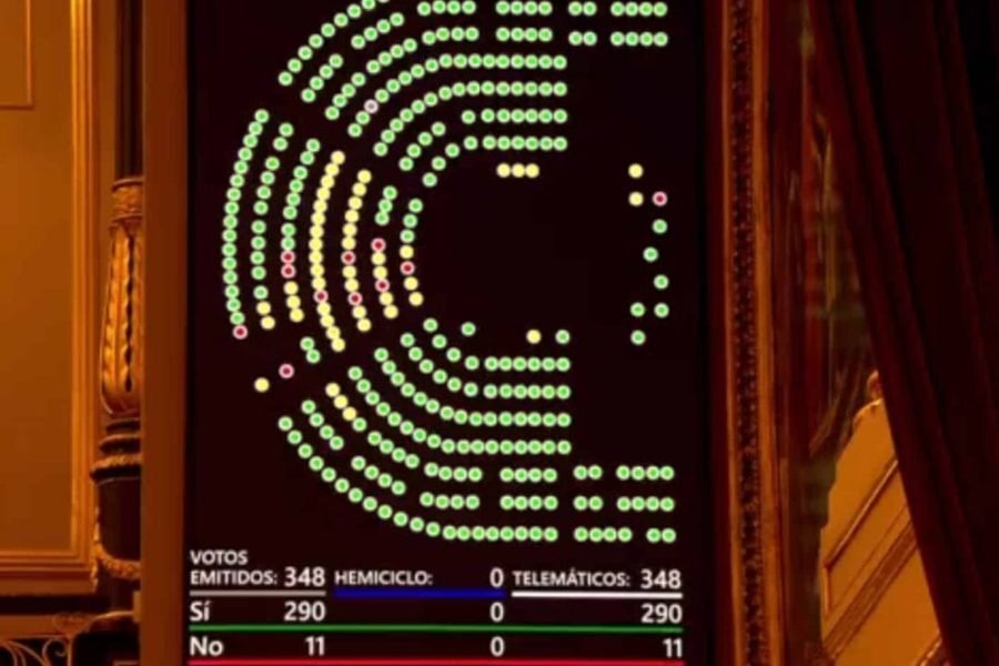 Votación en el Congreso