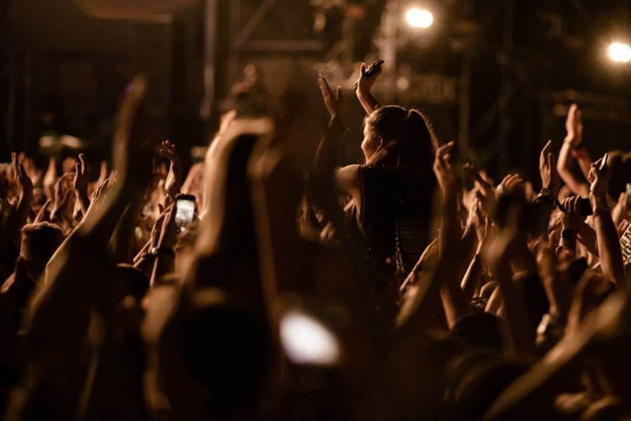 Público asistente a un festival de música nocturno l Foto de Servimedia
