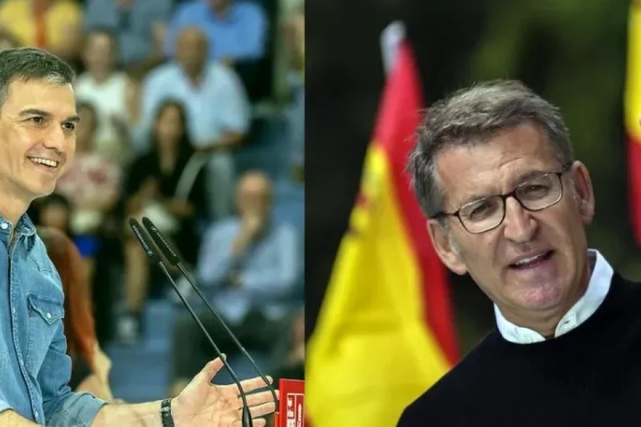 Pedro Sánchez y Añberto Núñez Feijoó se lanzan a por el voto útil en esta campaña de las elecciones generales, en beneficio de PSOE y PP.