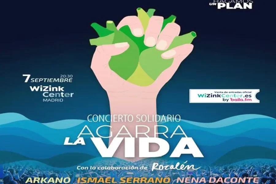 El concierto solidario ‘Agarra la vida’ reunirá en Madrid a artistas sensibilizados con la salud emocional