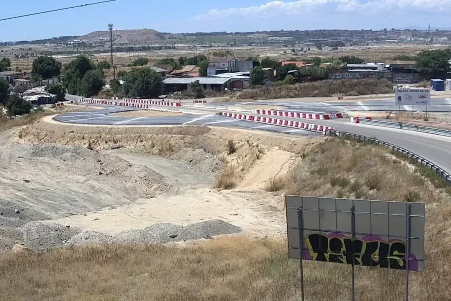 Cortes en la M-823 para su conexión con la M-50