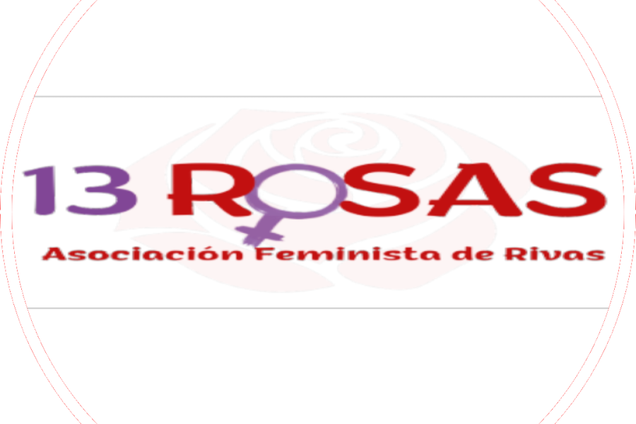 logo de la asociación trece rosas