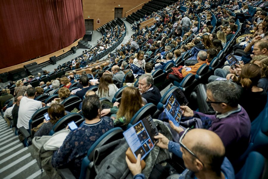 Foto de Archivo del Ayuntamiento de Rivas. Grada del Auditorio Pilar Bardem.