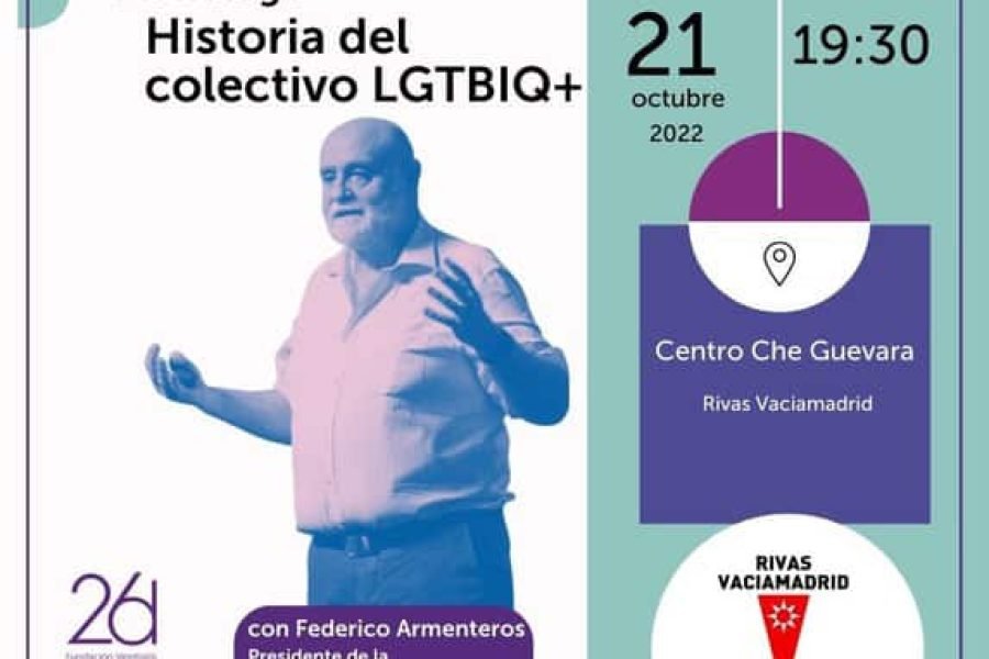 La charla sobre la historia del colectivo LGTBI, el viernes 21 de octubre.