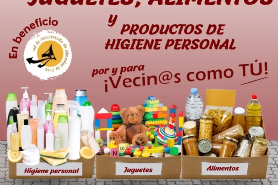 Vecinos por Rivas organiza una recogida de juguetes y alimentos