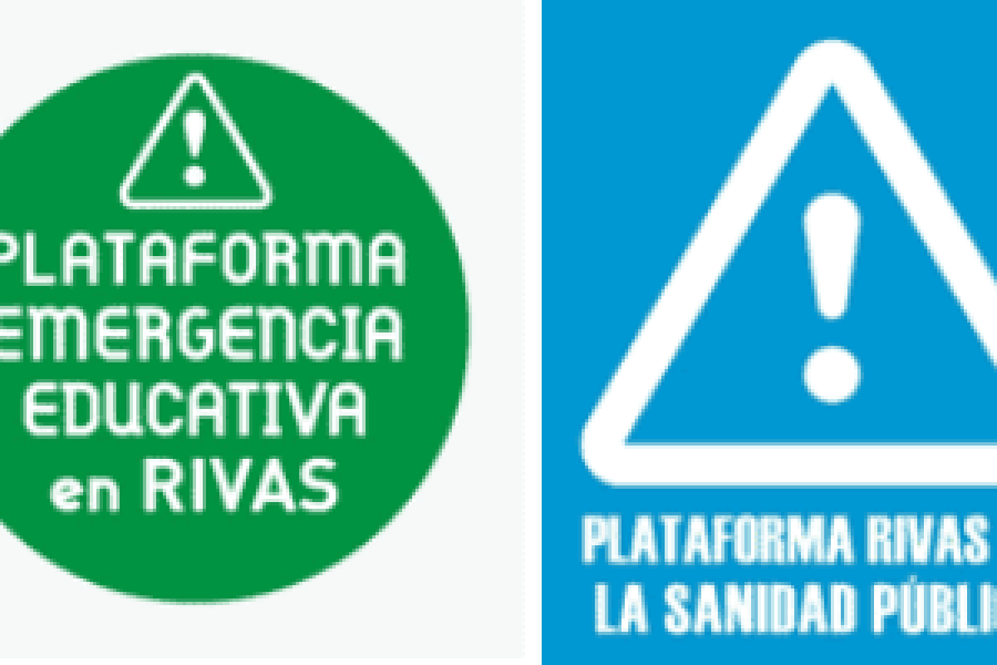 Logos de las plataformas Emergencia Educativa y Sanidad Pública