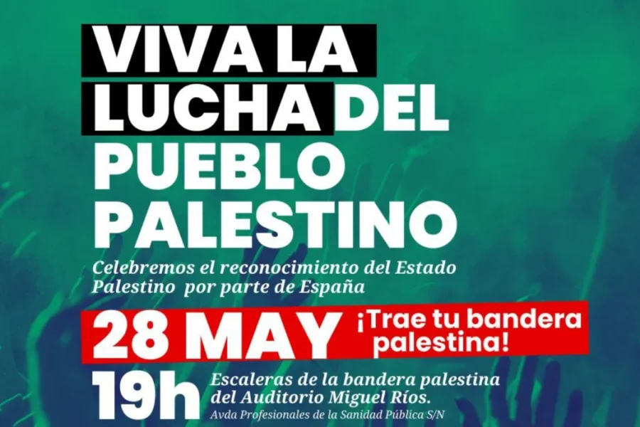 Rivas celebra el reconocimiento del Estado Palestino