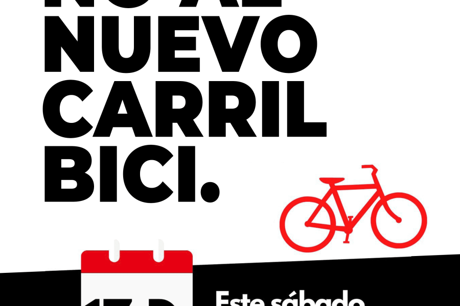 Convocatoria No al Nuevo Carril Bici