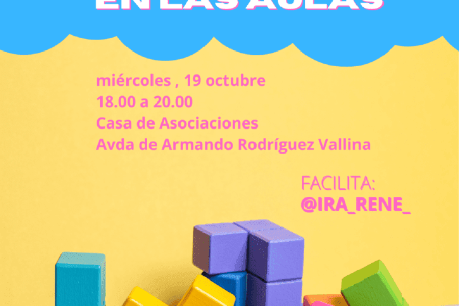 Cartel de la charla sobre el acoso LGTBI-fóbico