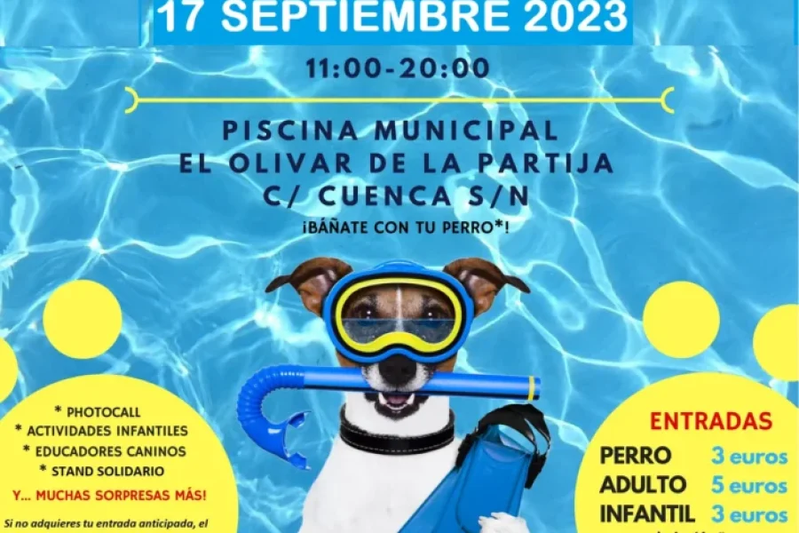 Rivanimal organiza el V Chapuzón Perruno