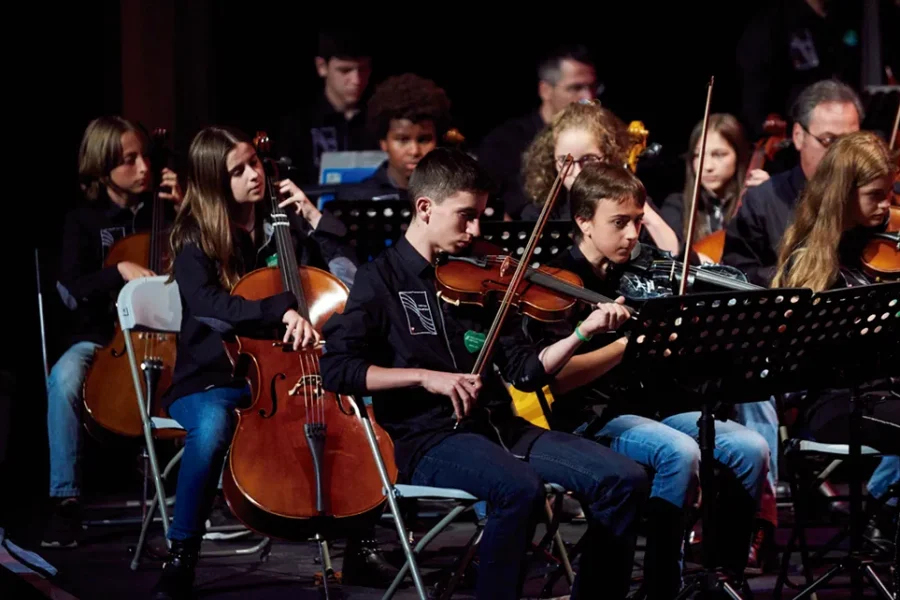 Concierto de la Escuela Municipal de Música (EMM) de Rivas. Fotografía del Ayuntamiento.
