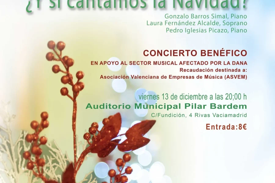 Concierto benéfico por la DANA del Coro Rivas.