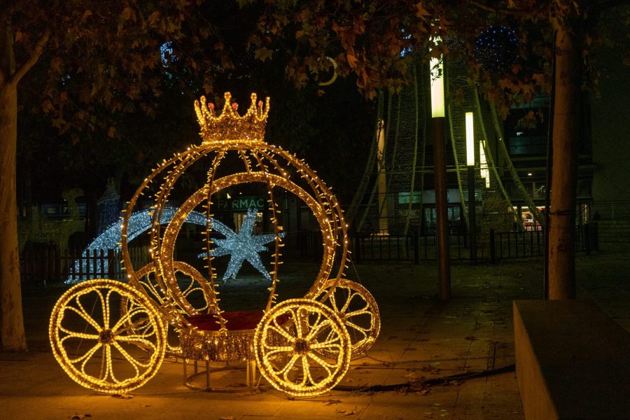 Luces de Navidad en Rivas