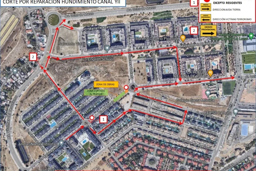 Obras: la calle Hatshepsut cerrará dos meses