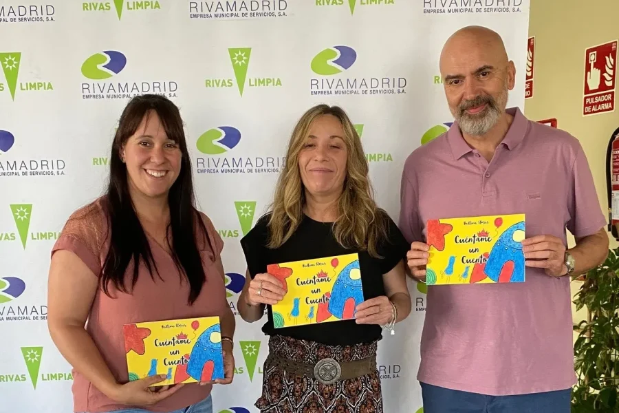 Rivamadrid recibe 100 ejemplares de ‘Cuéntame un cuento’