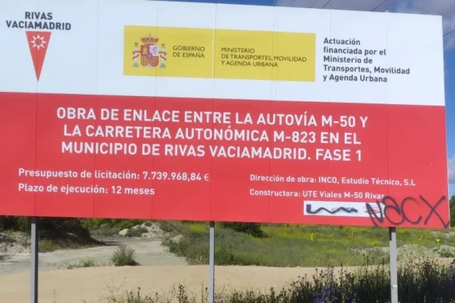 VxR convoca una concentración por el retraso en la M-50