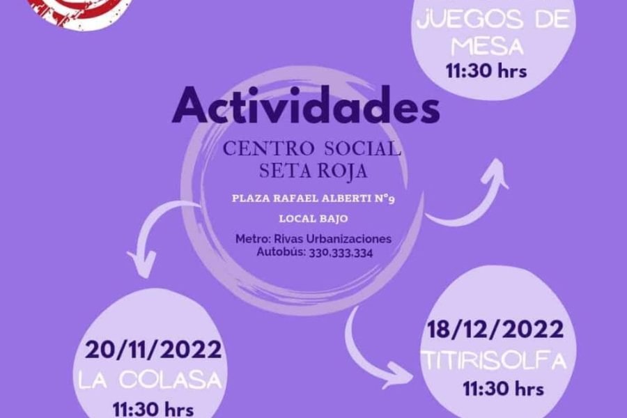 Actividades La Seta Roja