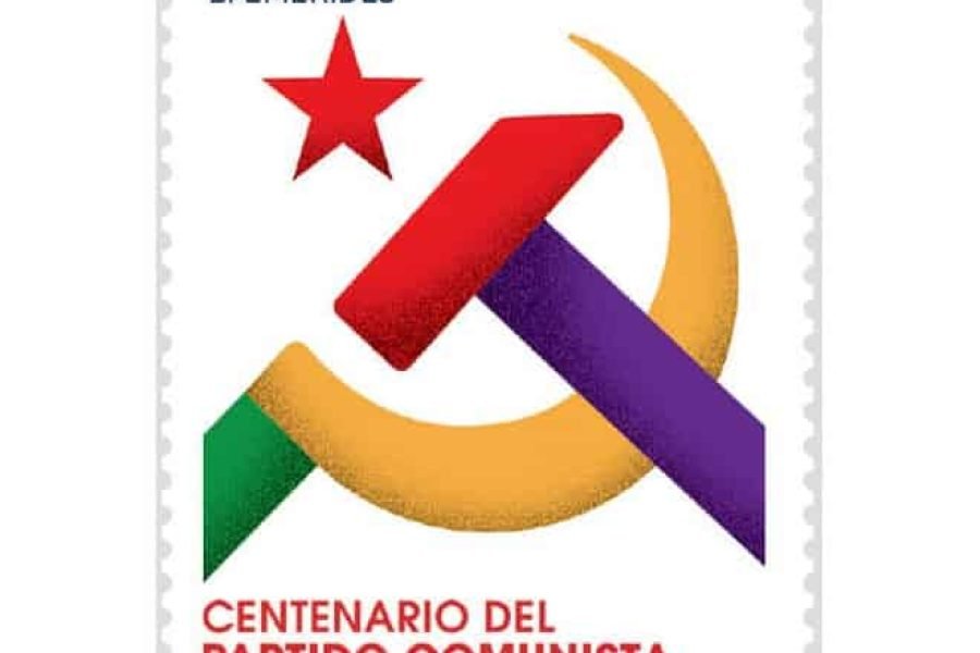 Sello Centenario PCE