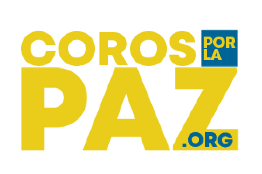 Logo Coros por la paz LOW