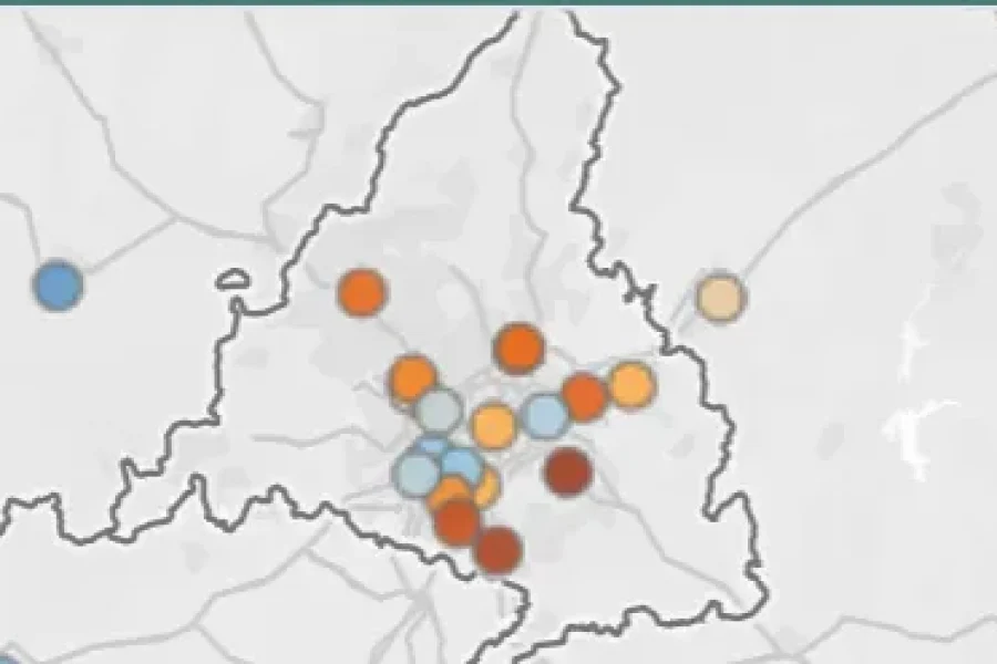 Rivas se mantiene a la cabeza con la mayor tasa de actividad