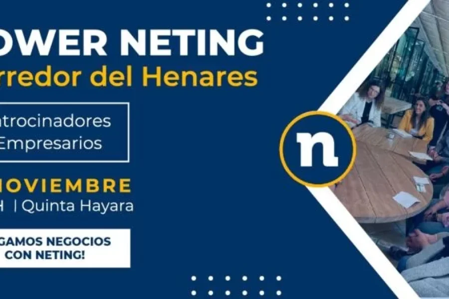 El próximo 16 de noviembre se celebra un evento de networking.