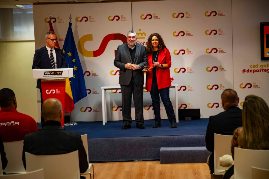 Rivas es premiada en la Semana Europea del Deporte